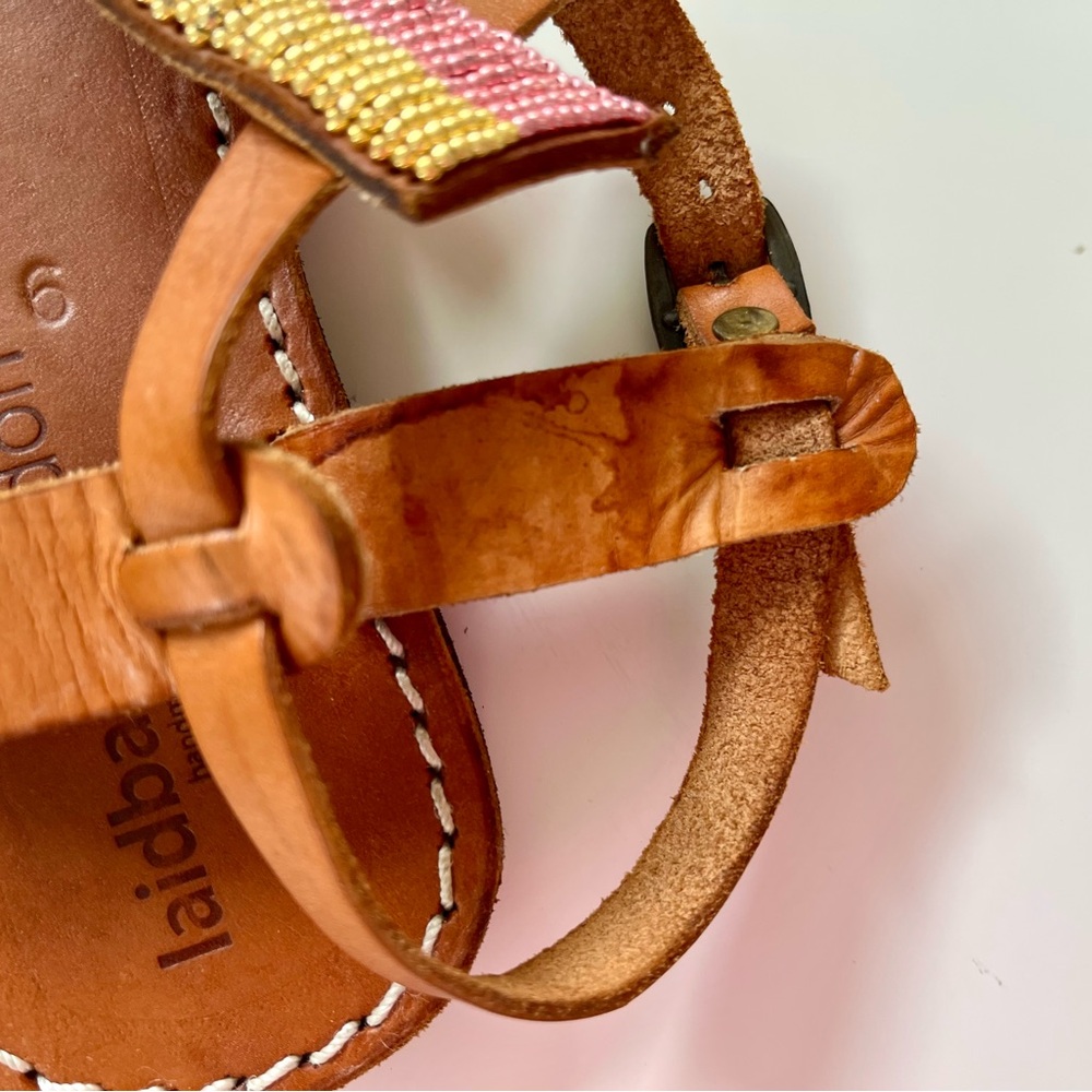 Anthropologie Laidback London Lightning Bolt Sandals• Sz 36 - Picture 8 of 16
